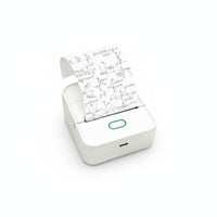 Compact Thermal Printer with Bluetooth Wireless Mini Label Printer Lightweight Label Maker with Bluetooth Smart App for Students, School