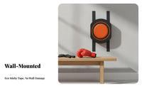 Wall Mounted Punching Pad Space-Saving Design Boxing Wall Target Peel-and-Stick Application Boxing Instructor Hit Absorbing Hit