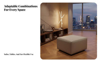 Modern Design L-Shaped Sectional with Coffee Table Minimalist design L-Shaped Sofa Set Configurable Layout Office Furniture Sturdy framework for Interior Designers, Business Owners, Homeowners, Reception Area, Waiting Room, Lobby