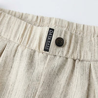 Women's Summer Trousers with Straight Leg in Ice Silk Polyester, Smart Casual Loose Fit Pants for Petite and Tall, Plus Size Available