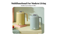 Electric Stewing Cup Keep Warm Function Multifunctional Heating Cup Auto Shut- Portable Electric Kettle for Students, Home, Desktop, Business Trips
