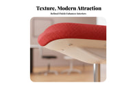 Modern and design Adjustable Saddle Stool Built-in Footrest Bar Chair Comfortable Seat Seating Furniture 360-Degree rotating for Business Owners, Design aficionados, Reception Area, Kitchen, Dining Room, Parties