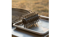 Electric Grill Brush Attachment Easy Installation Roller Brush Head Heat-Resistant Electric Grill Cleaner Head for Camping