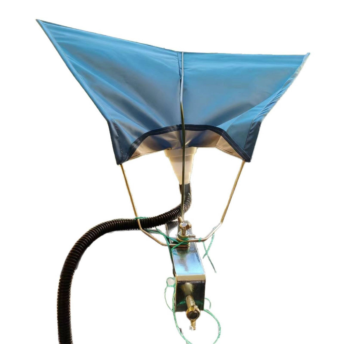 Balcony Rain Collector with Clamp Efficient for Patio, Gardeners