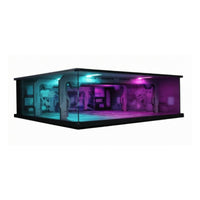 Underground Parking Model Realistic Details 1:64 Scale Garage Acrylic Underground Parking Garage