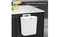 Cabinet Door Trash Can Space Saving Hanging Trash Can Easy to Install Suspended Waste Bin