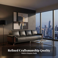 3-Piece Sofa and Table Set New Chinese design sectional Banquette Set Modern Minimalist Design Reception Seating for Office Managers, Interior Designers