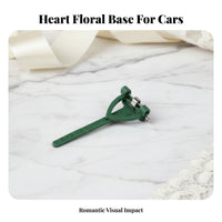 100 Pieces Floral Use Green Plastic Pin Clip Decorative Triangular Brooch Pin