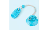 Slipper Dog Toy with Rope Tug-of-War Dog Gnaw Toy with Suction Cup Textured for Medium Dogs, Boredom Relief, Indoor Play