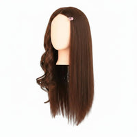 Heat Stylable Hairdressing Training Head Stand Included Hairstyling Practice Head Reusable for Hairstylists