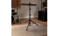 Drumstick Rack with Tripod Base Stable Drumstick Holder with Clamp Adjustable Musical Accessory for Drummers, Percussionists, Stage, Rehearsal Studio