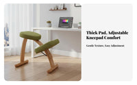 Kneeling Chair Ergonomic Kneeling Stool Adjustable-Height Posture Chair for Office Workers, Students, Study Room