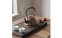Handmade Copper Tea Kettle Traditional Craftsmanship Hammered Copper Additional Teapot Thick Houseware for Office