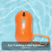 Aquatic Buoy Adjustable Waist Belt Outdoor Water Safety Buoy Inflatable Swimming Buoy Lightweight Design Inflatable Aquatic Buoy