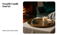 Candle Wick Smotherer European Design Candle Extinguishing Tool Long Handle Wick Smotherer Handmade Enamel Wick