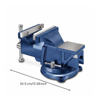 Swivel Vise  360-Degree Rotating Bench Vise  Heavy-Duty Tool for Workshop
