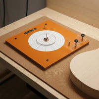 Sound Hole Rosette Tool Easy to Use Rosette Making Fixture Adjustable Soundhole Routing Jig for Luthiers, Workshop