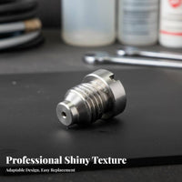 Stainless Steel Foam Generator Nozzle Long-Lasting Foam Cannon Nozzle Leak-Proof Seal for Professionals