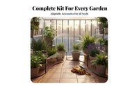 Drip Irrigation Kit Water-Saving Garden Watering Kit Easy Installation Micro Drip Irrigation Set for Gardeners, Flower Beds, Greenhouse