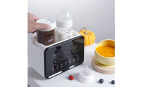 2-in-1 Bottle Warmer with Sterilizer Digital Bottle Warmer Countertop Compact for Newborns