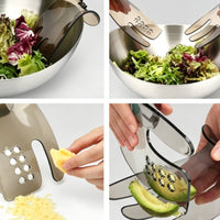 Translucent Salad Servers Curved Salad Hands Contemporary Tossers Ergonomic for Table, Kitchen
