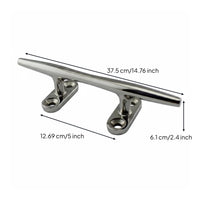 316 Stainless Steel Cleat Long Lasting Marine Hardware Mirror Polished for Dock