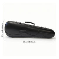 Firm-Body Violin Case Aerodynamic 4/4 Violin Case Rigid for Artists, Students
