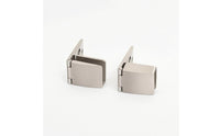 No-Drill Frameless Glass Door Clamp 16 Mm Hole Spacing Hinged Glass Cabinet Clamp Self-Positioning Hardware Stable Fastening
