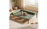Elevated Pet Bed Padded Border Breathable Raised Raised for Dog, Cats, Everyday Resting