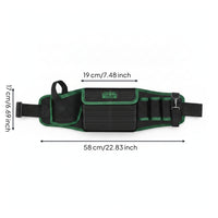 Wear-Resistant Tool Belt Pouch Oxford Cloth Waist Tool Bag Adjustable Strap Waist Work Pouch Waterproof
