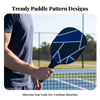 Lightweight Pickleball Paddle Set Non-Slip Grip Pickleball Racket Kit Enlarged Sweet Zone for Children, Men, Outdoor, Indoor