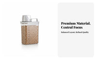 Moisture-Proof Rice Storage Bin with Measuring Cup Leakproof Rice Storage Container Safe for Kitchen Countertop, Cupboard
