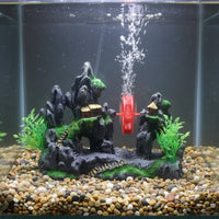 Rotating Action Aquatic Aquarium Water Wheel Oxygenating Aerating Water Wheel Ornament Improves Aeration Levels Rockery Water Wheel Creative Landscaping