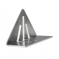Flat Base Triangular Carpenter Square Engraved Markings Measuring Square Cutout Slots Layout Tool Metal for General Hardware Work