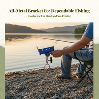 Auto-locking rod holder, metal insert