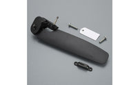 Reinforced Nylon Foot-Pedal Rudder Rear Mount Kayak Rudder Pivoting Head Foot Pedal Metal Shaft