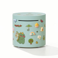 Currency Bank with Removable Bottom Cute Container Sturdy for Desk, Students