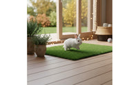 Easy to Clean Chicken Coop Grass Mat Long-Lasting Artificial Grass Coop Liner Quick-Drying Washable Nesting Box Liner Cushioned for Outdoor