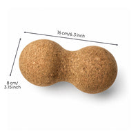 Textured Cork Peanut Massage Ball Uncoated Peanut Massage Ball Grip Fitness Gear Handheld