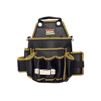 Long-Lasting Tool Pouch with Hanging Buckle Multi-Pocket Waist Tool Pouch Wear-Resistant Ergonomic for Construction Sites