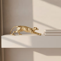 Figurine Sleek Sculpture Elegant Animal Statue for Collectors, Office
