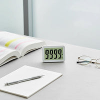 Lock Function Countdown Timer Built-in Stand Desk Timer Large LCD Display Timekeeping Device for Students