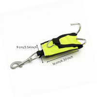 Strap with Metal Hook Scuba Strap with Quick-Release Closure Entanglement-Resistant Equipment   for Wreck Diving