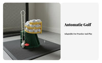 Creative Gift Automatic Golf Ball Dispenser No Batteries Required Semi-Automatic Golf Ball Dispenser Large Capacity for Beginners, Backyard