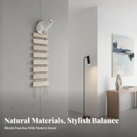 Wall-Mounted Cat Bridge Space-Saving Wall Mounted Cat Bridge Easy to Install Pet Furniture for Kittens, Small Pets, Indoor, Indoors, Living Room