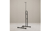 Detachable Upright Cycle Floor Stand Space-Saving Vertical Bike Stand Compact Standing Bike Rack Stable for Cyclists