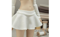 12 Inch Figure Skirt Solid Color 1/6 Scale Doll Skirt High Stretch 12 Inch Figure Outfit for Hobbyists