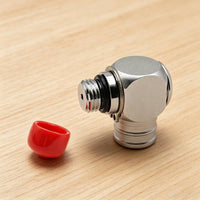 First Stage Rotating Connector Includes Dust Cap Scuba Regulator 90 Degree Adapter Easy Installation Diving Equipment
