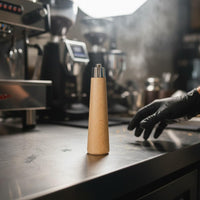 Polished Finish Espresso Portafilter Replacement Handle Ergonomic Design Coffee Machine Wooden Handle for Home Kitchen