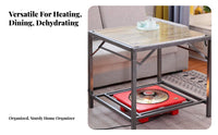 Kotatsu Table Space Saving Multi-Functional Warming Table Compact Design Foldable Heater Stand for Family, Adults, Winter Season, Living Room, Bedroom